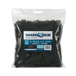 1∕16” Black Flat Shims Bag