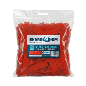 1∕4” Red Flat Shims Bag