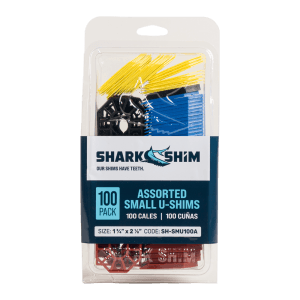 Assorted Small U Shim Clamshell  (1∕32” - 1∕4”)
