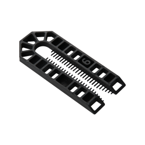 1∕4” Black Standard U-Shims Clamshell