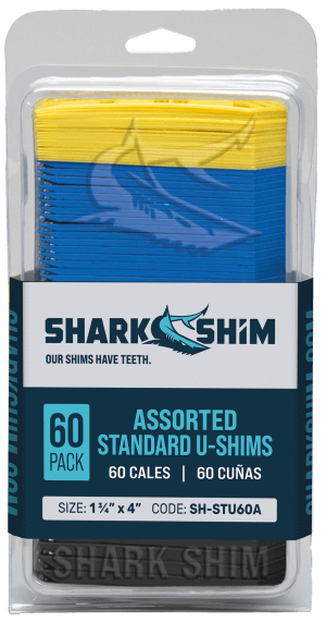 Assorted Standard U Shim Clamshell (1∕32” - 1∕4”)