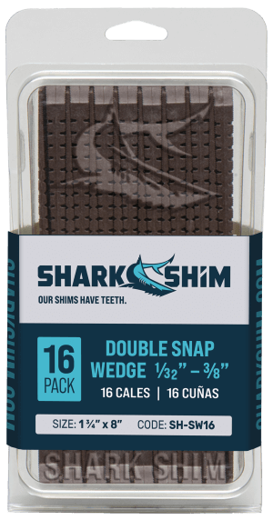 Double Snap Wedge Clamshell (Tapered 1∕32” − 3∕8”)